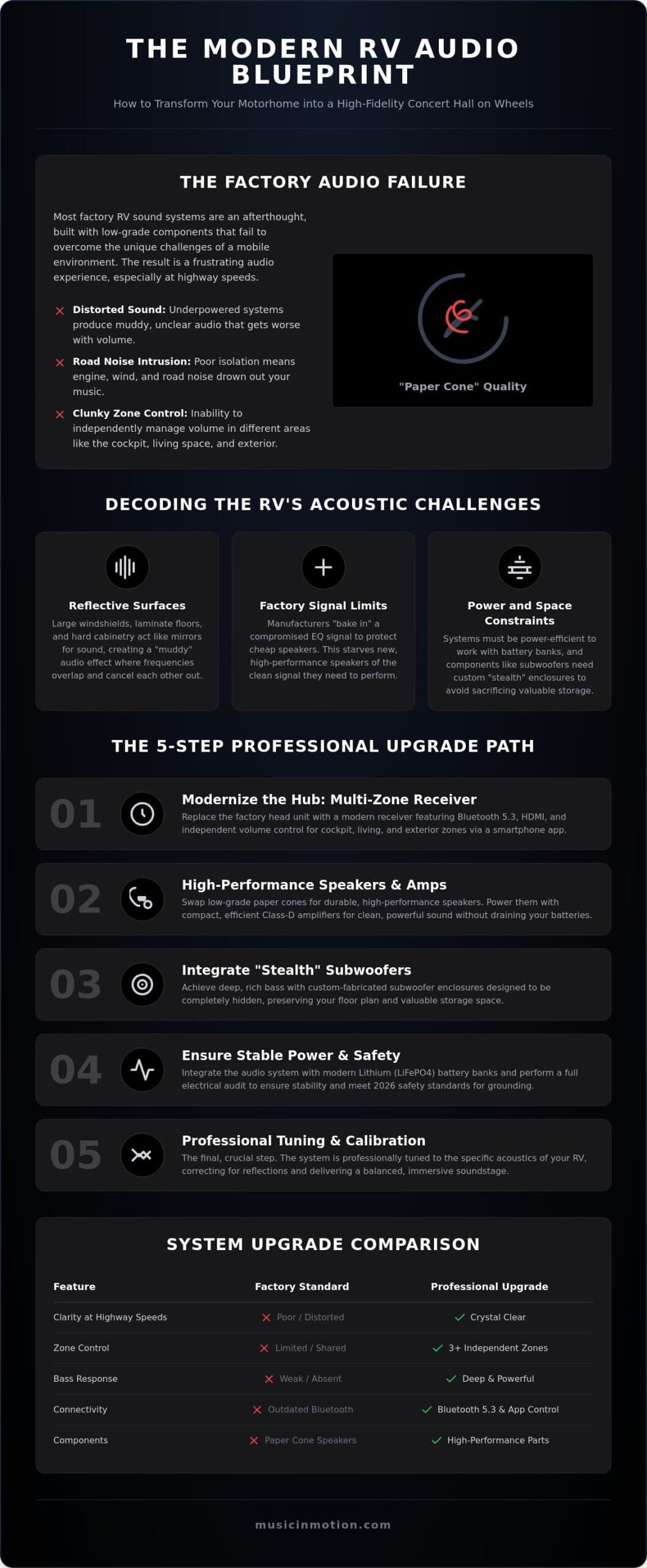 How to Upgrade RV Sound System: The 2026 Guide to Premium Mobile Audio