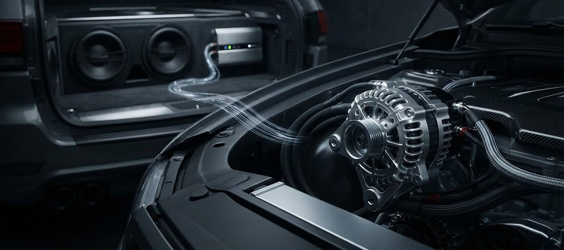 Benefits of a High Output Alternator for Car Audio