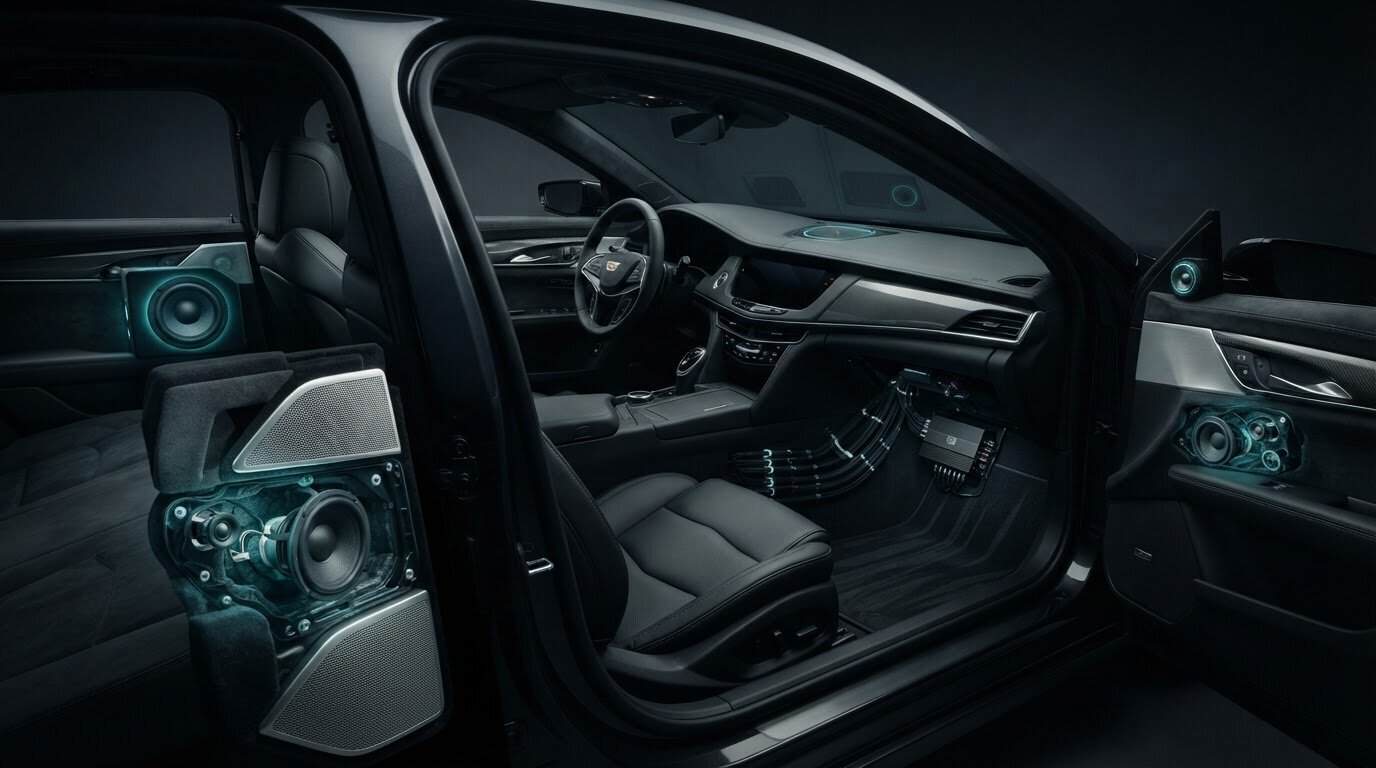 Tesla Model 3 speaker upgrade service