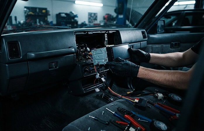 Toyota 4Runner aftermarket stereo install