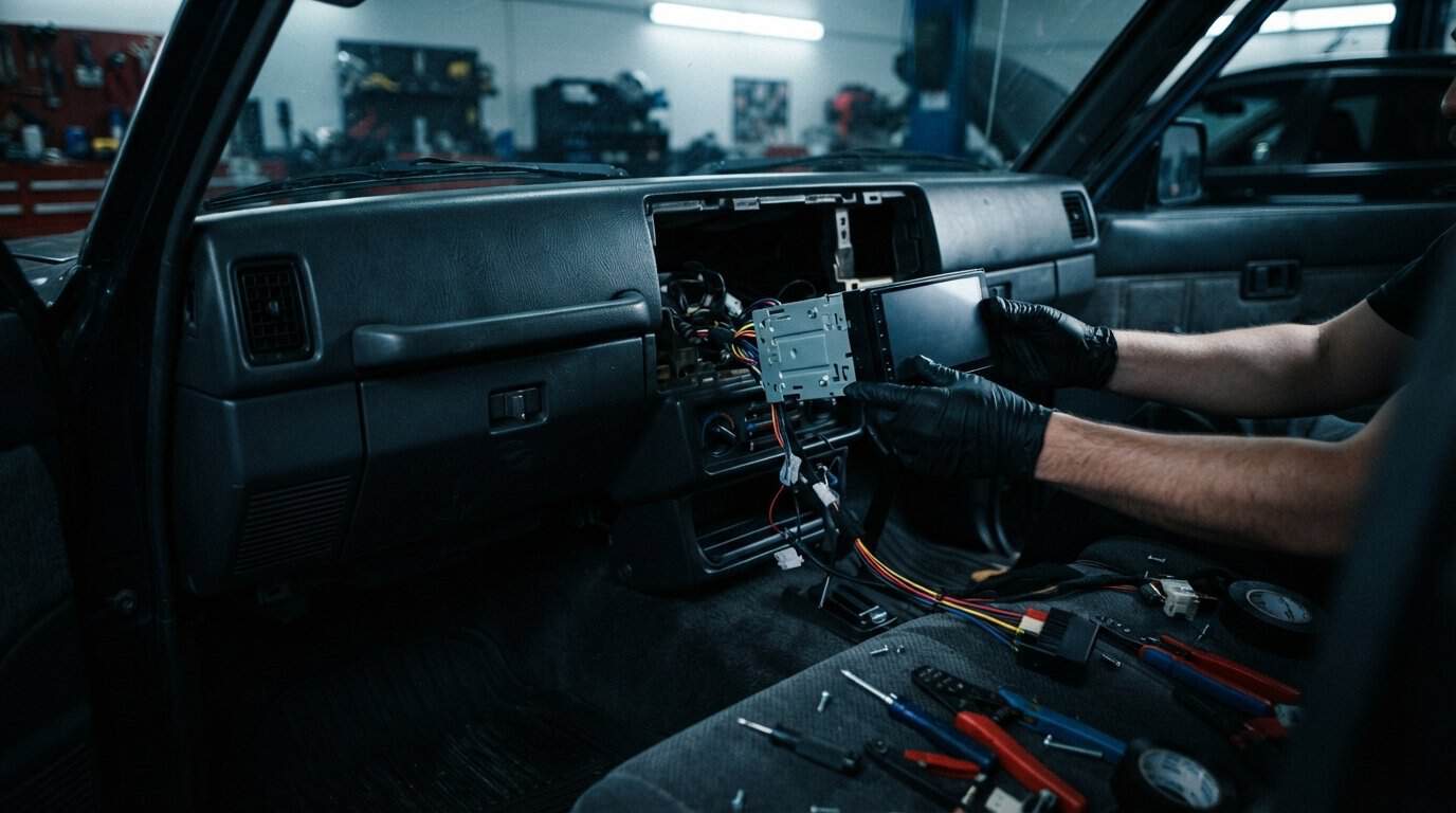 Toyota 4Runner aftermarket stereo install